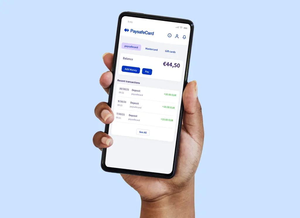 PaysafeCard App Illustration